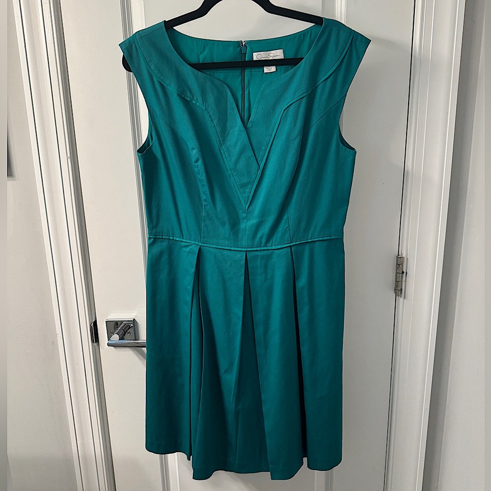 Jessica Simpson Peacock Blue/Green Dress